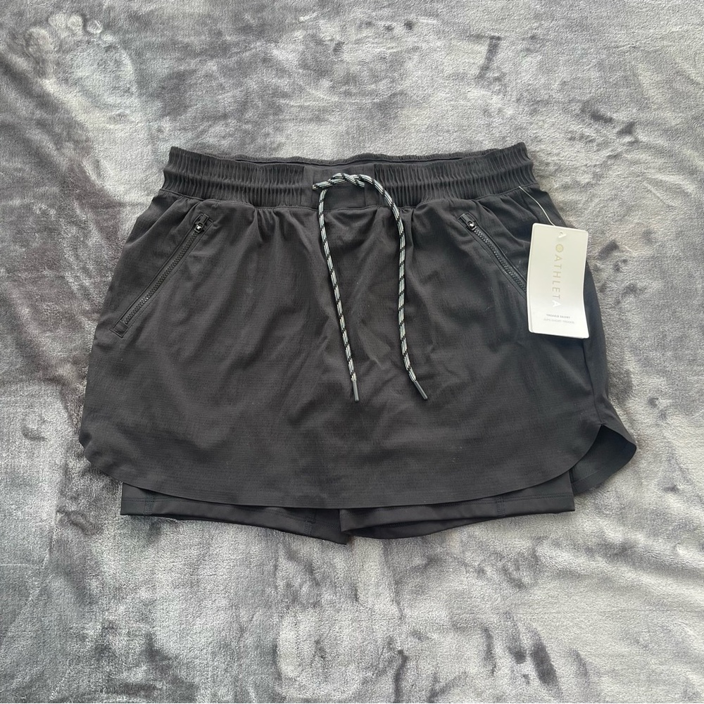 Athleta Black Trekkie Skort